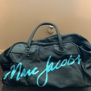 Marc Jacobs Black and Blue Clutch